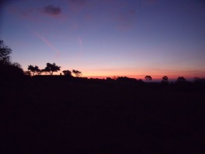 GB7WB Sunrise on Bleadon Hill