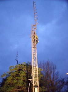 GB7WB 8-Stack back in the air on the remains of our tower